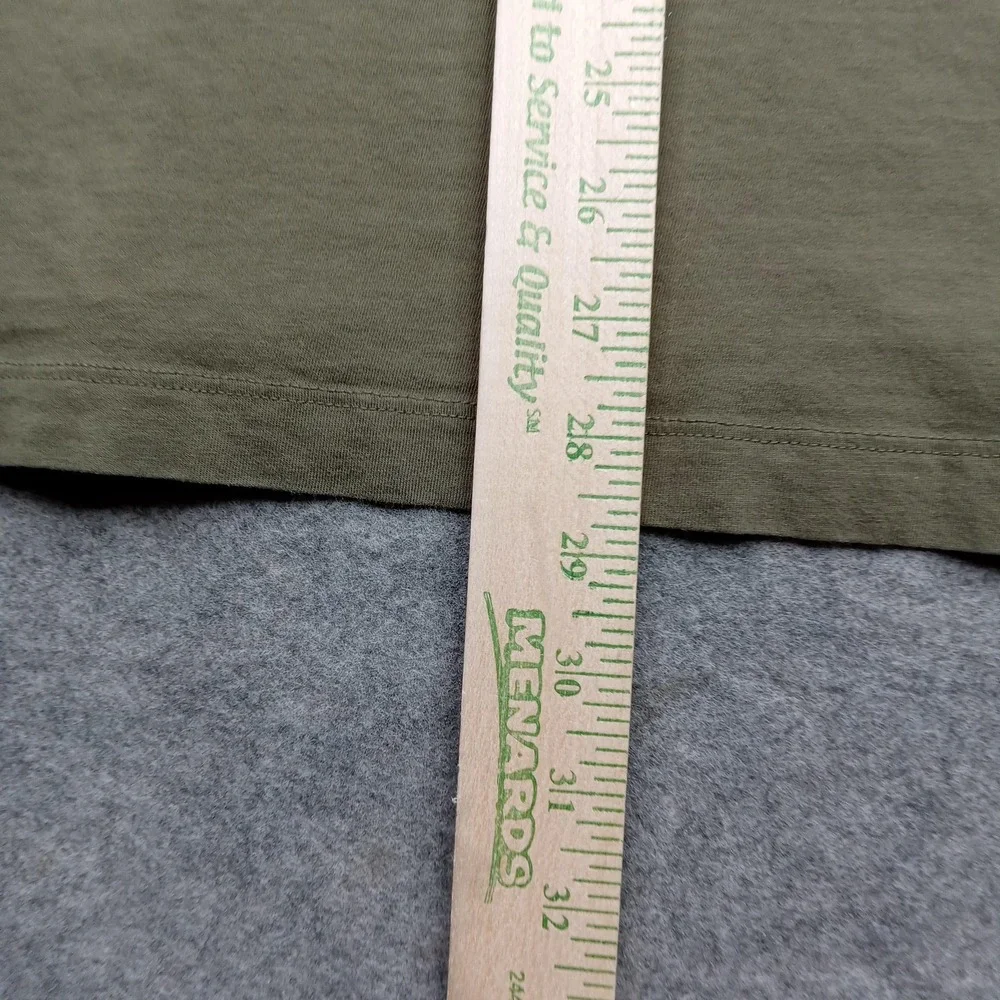 True Religion Shirt Mens 2XL Green Have A Nice‎ Day Buddha Graphic Tee Crewneck